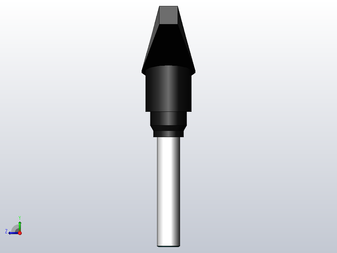 可调位紧定手柄B[AFH-M8-40B]右视图