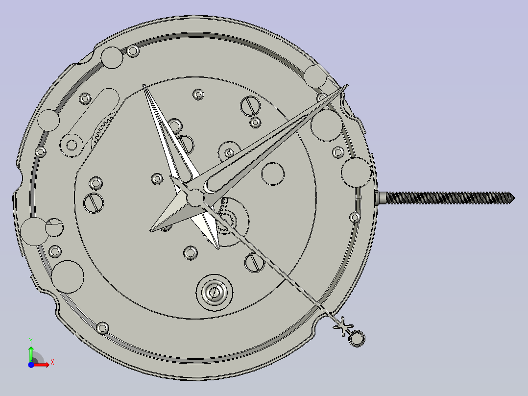 A0004977-美优达 9039 机芯前视图