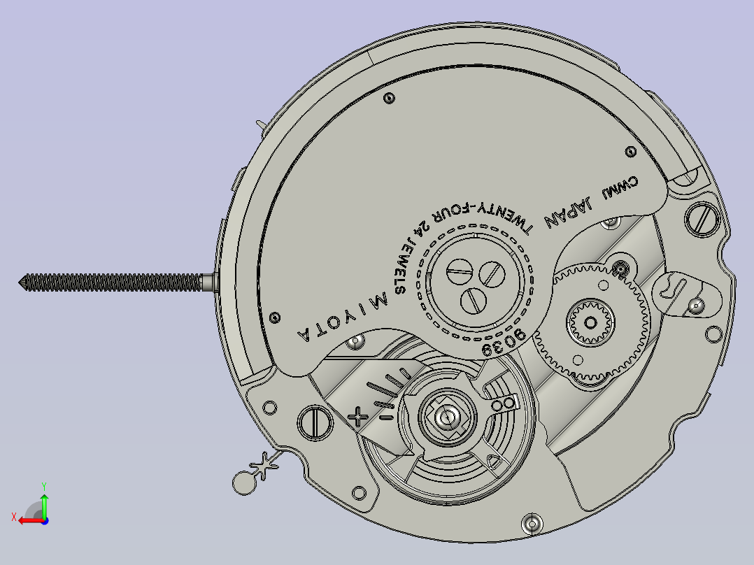 A0004977-美优达 9039 机芯后视图