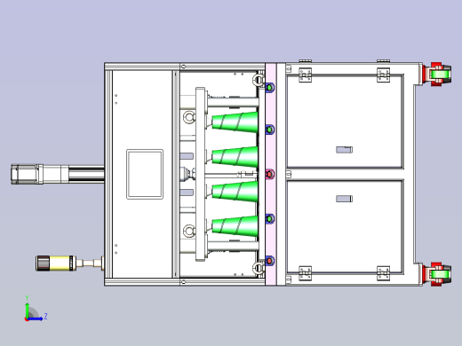 弹簧寿命测试设备左视缩略图