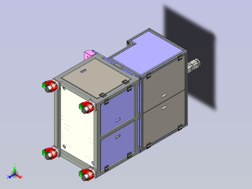弹簧寿命测试设备正等轴测缩略图