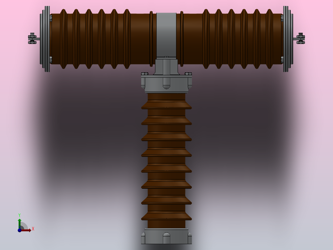 RXWO-35户外高压限流熔断器[RXW0-35／2]前视图