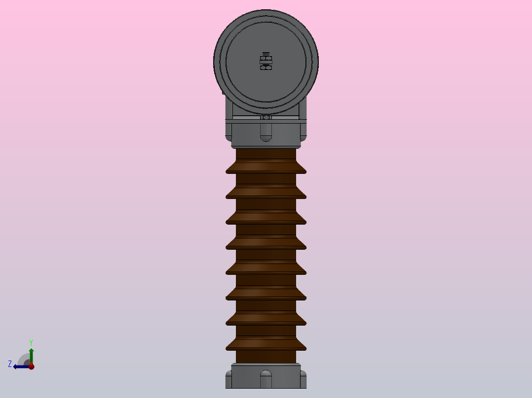 RXWO-35户外高压限流熔断器[RXW0-35／2]右视图