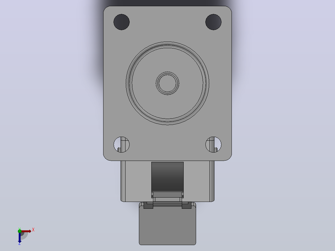 Z01-01B-125-314B普通工业轮[Z01-01B-100-314B]脚轮俯视图