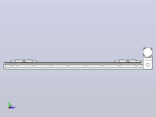 皮带直线轴双滑块型TPA-GCBS-150-P80-L325-RU-M75-N3左视缩略图