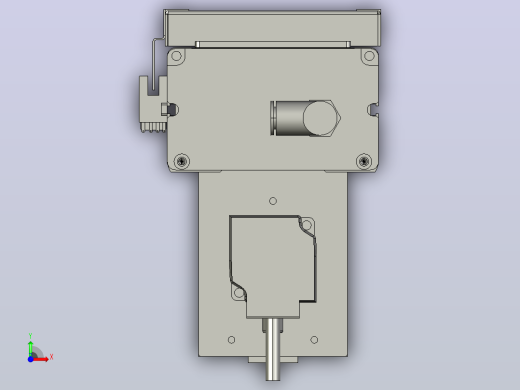 ACH10-300-BM-100W ACH10 螺杆驱动 直线滑台模组前视缩略图