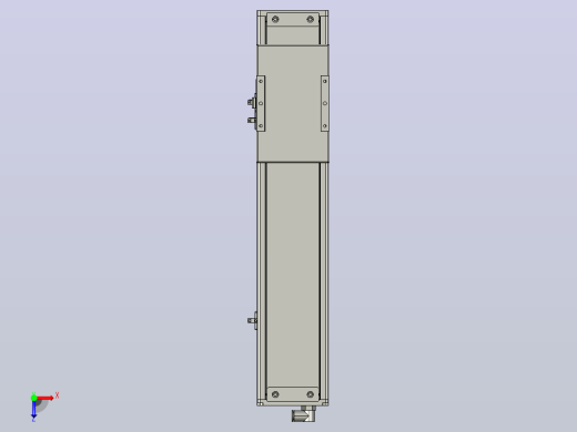 ACH10-300-BM-100W ACH10 螺杆驱动 直线滑台模组俯视缩略图