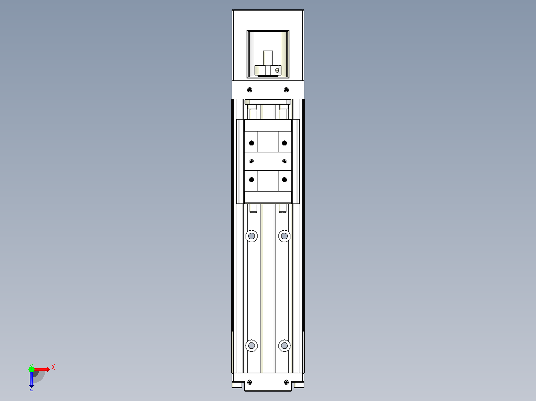 钢基模组TPA-KSR-4002C-150A1-M-F0俯视图