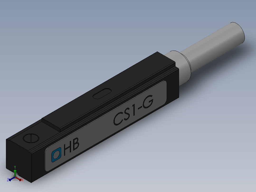 CS1-G系列磁性开关[HCS1-G]正等轴测图