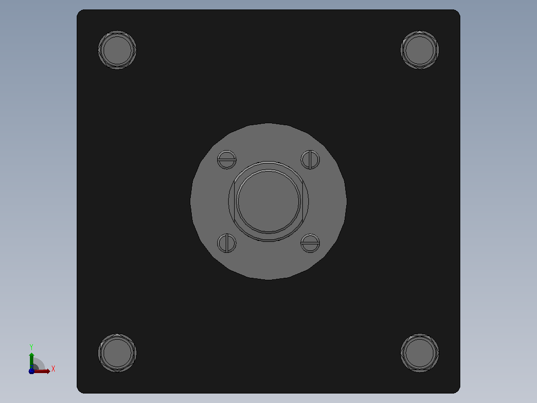QGB、QGBI系列气缸[QGB-SD 80×300-SD]前视图