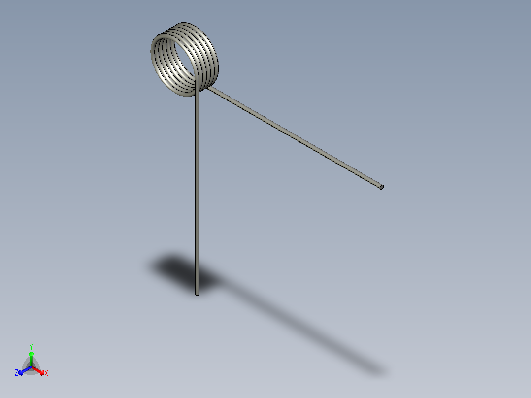 扭转弹簧torsion_spring_t014-270-125-x-l正等轴测图