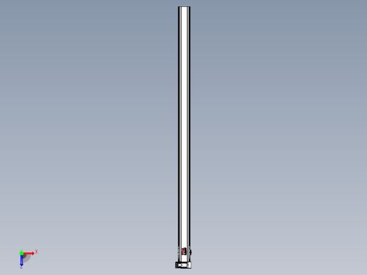 皮带直线轴半封闭可选导轨TPA-HNB-120D-110-L2300-RU-C-P40-N3俯视缩略图