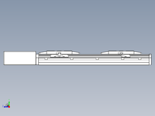 皮带直线轴双滑块型TPA-GCBS-150-P80-L50-QR-M75-N3右视缩略图