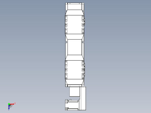皮带直线轴双滑块型TPA-GCBS-150-P80-L50-QR-M75-N3俯视缩略图