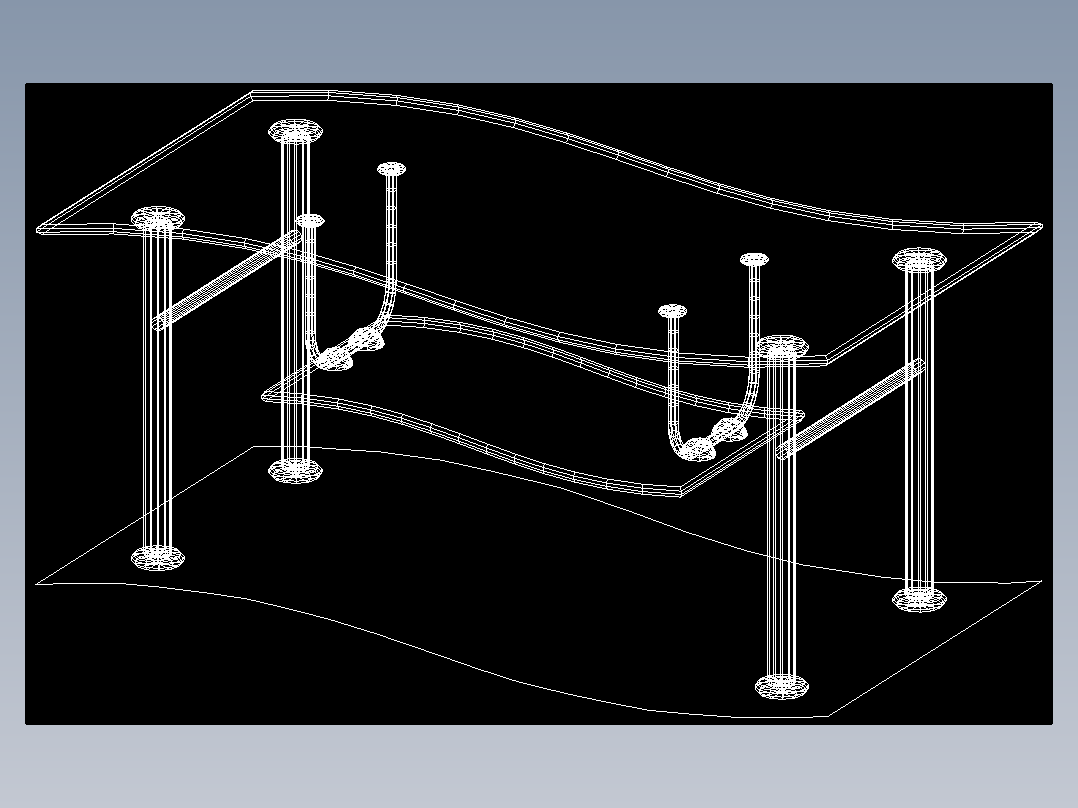 室内家具和灯具等的模型五-K-T31