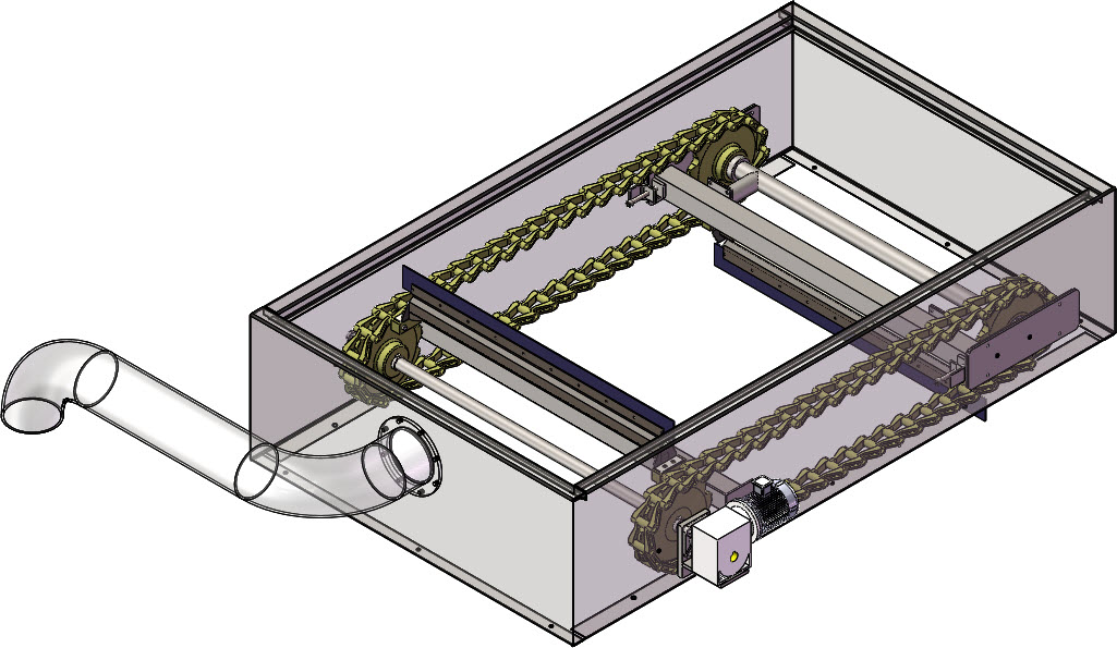 刮渣装置（实际应用