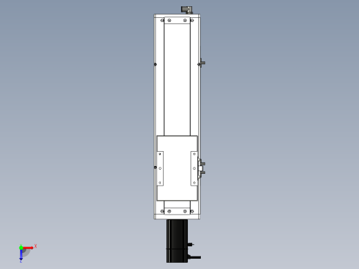 Toyo东佑达直线模组-ECH14-300-BC-200W+煞車俯视缩略图