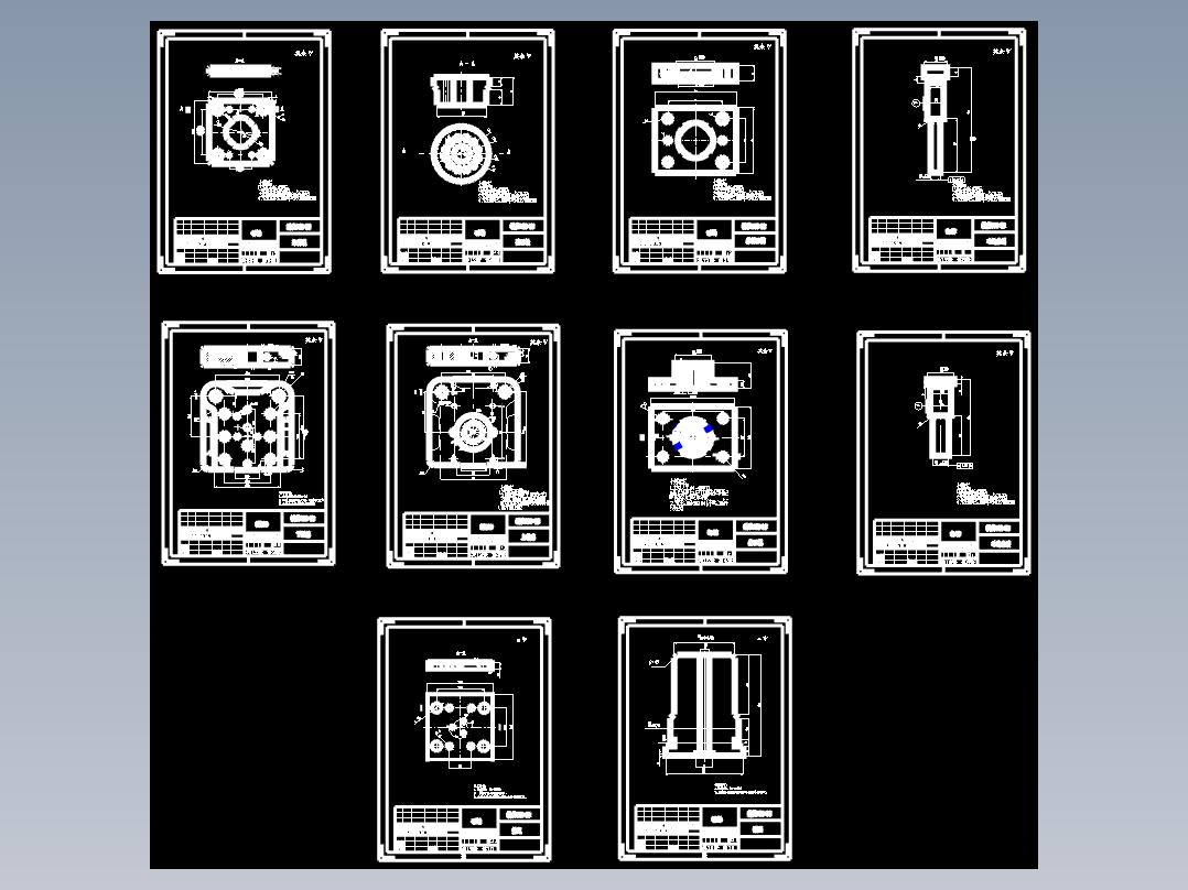 分度盘冲孔落料复合模