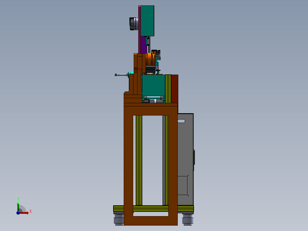 2022.09月-火花塞上料运输机sw18可编辑前视图