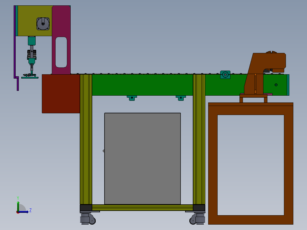 2022.09月-火花塞上料运输机sw18可编辑左视图