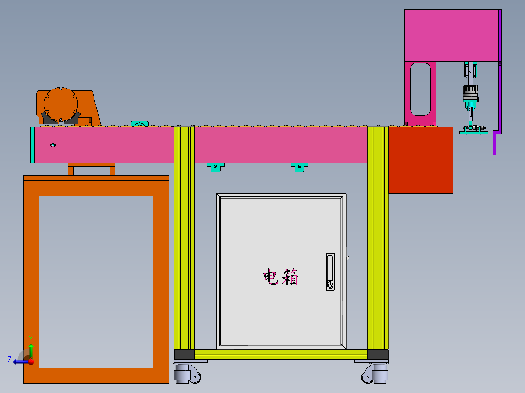 2022.09月-火花塞上料运输机sw18可编辑右视图