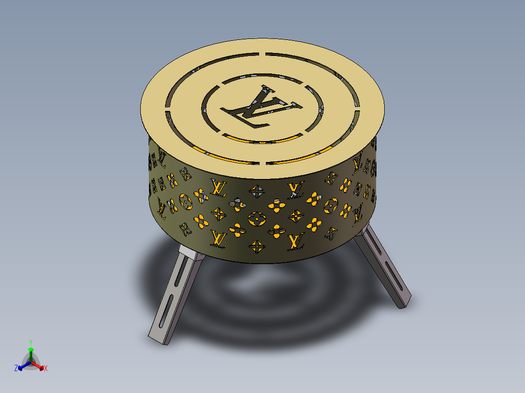 LV火炉、户外露营篝火、木柴