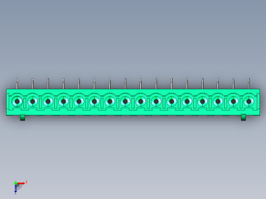DEGSON 2EDG 系列 5.0mm 可插拔接线端子组-2EDGA-5.0-16P-14-00AH俯视缩略图