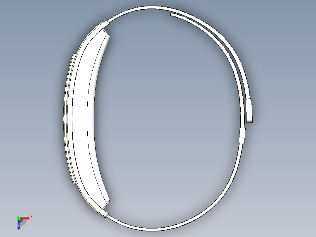 华为手环俯视图