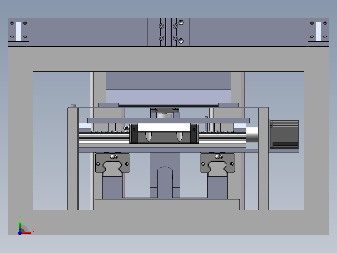 锡膏印刷机前视图