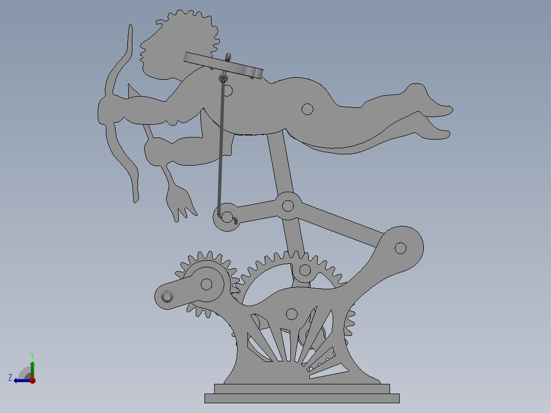 激光下料拼图丘比特SOLIDWORKS 2014-STEP _ IGES右视图