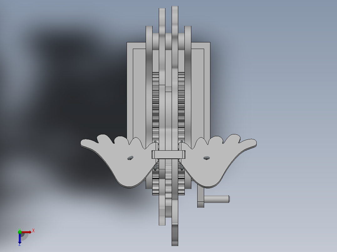 激光下料拼图丘比特SOLIDWORKS 2014-STEP _ IGES俯视图