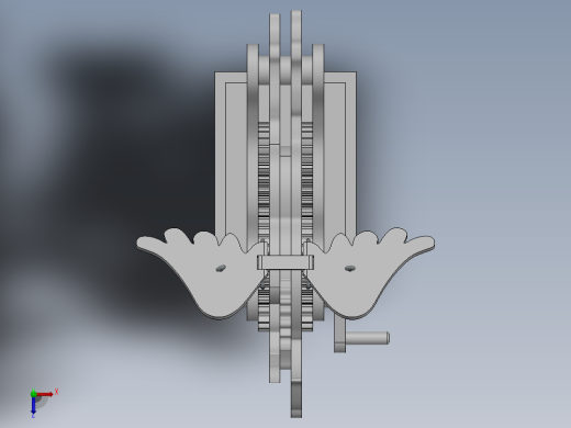 激光下料拼图丘比特SOLIDWORKS 2014-STEP _ IGES俯视缩略图