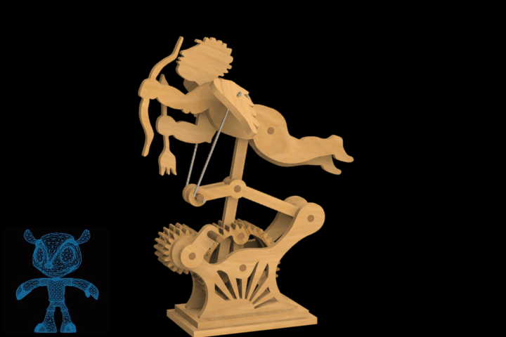 激光下料拼图丘比特SOLIDWORKS 2014-STEP _ IGES