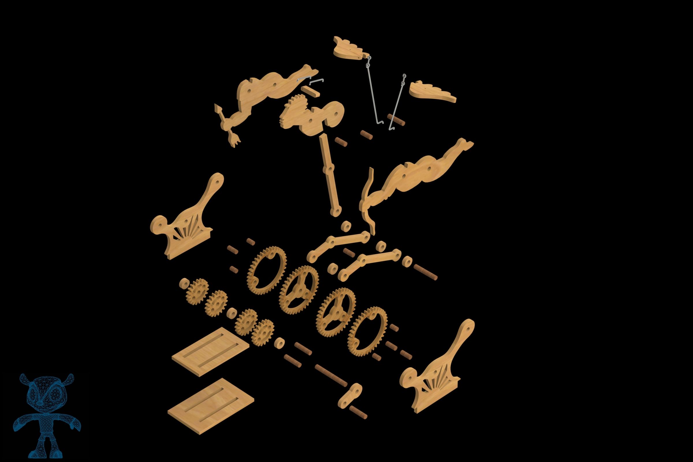 激光下料拼图丘比特SOLIDWORKS 2014-STEP _ IGES
