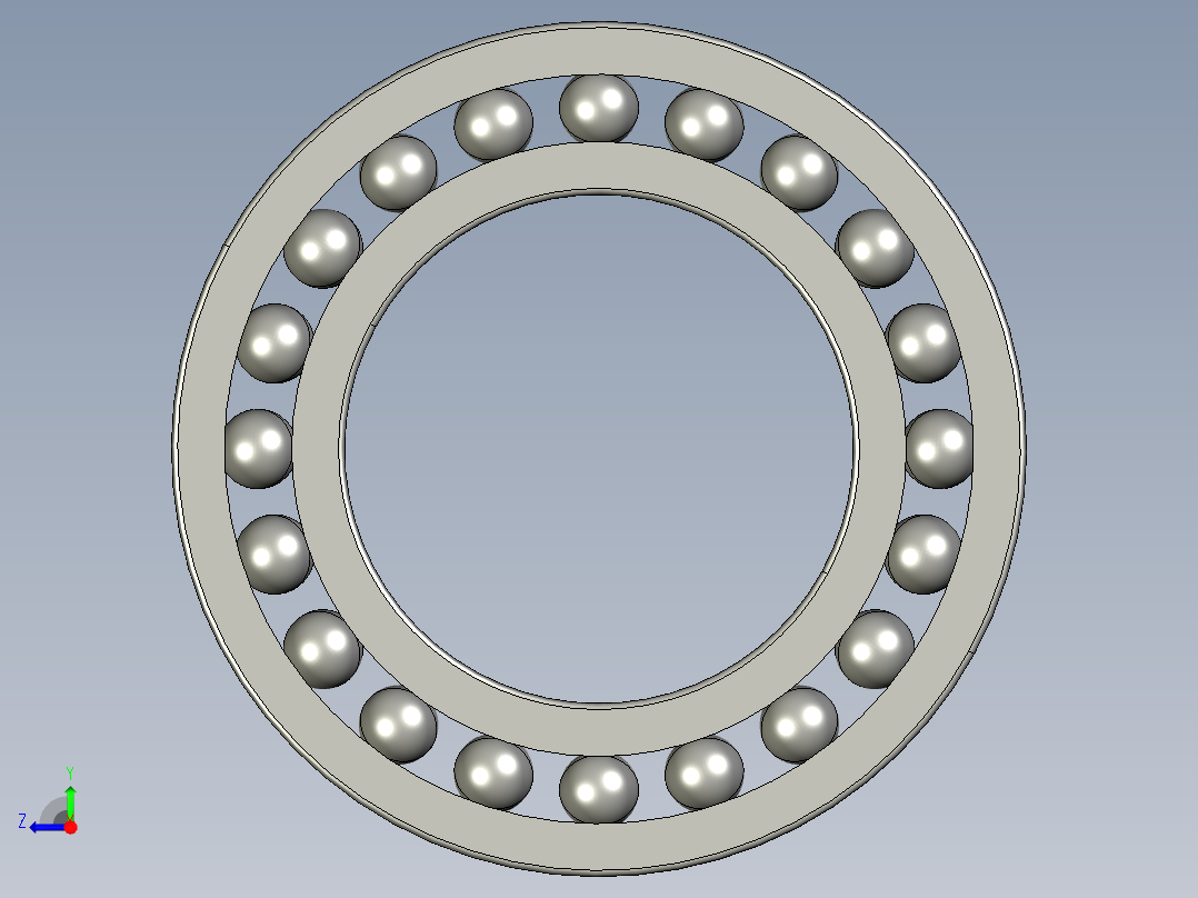 深沟球轴承61905右视图