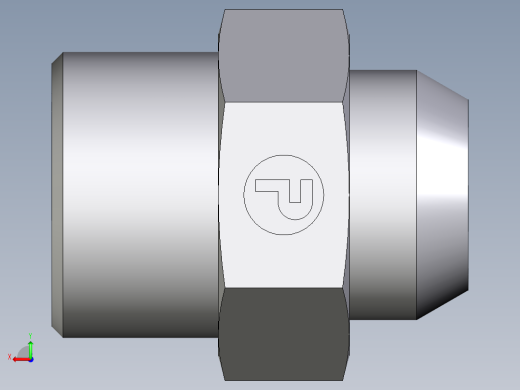 卡套式工业通用硬管接头EO_Weld_connector_AS16SX后视缩略图