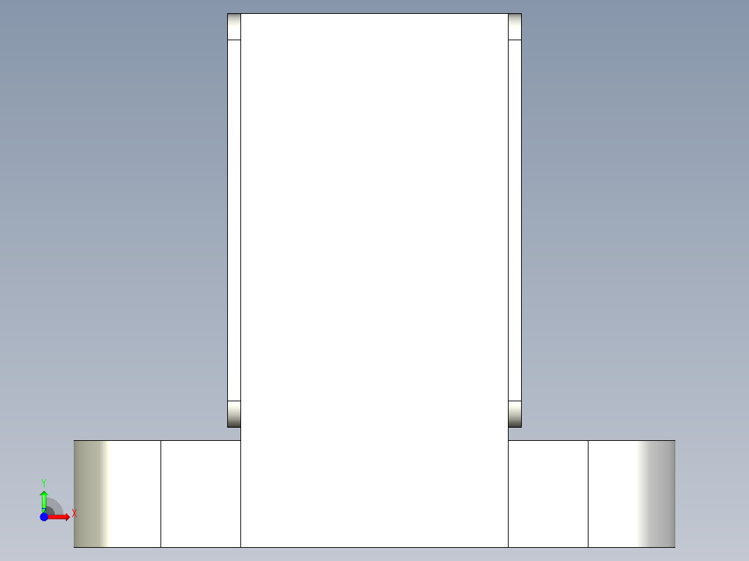 1反射型MA运动传感器 短型 (H型)前视图