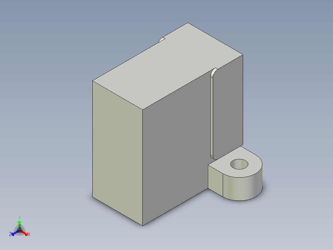 1反射型MA运动传感器 短型 (H型)正等轴测图