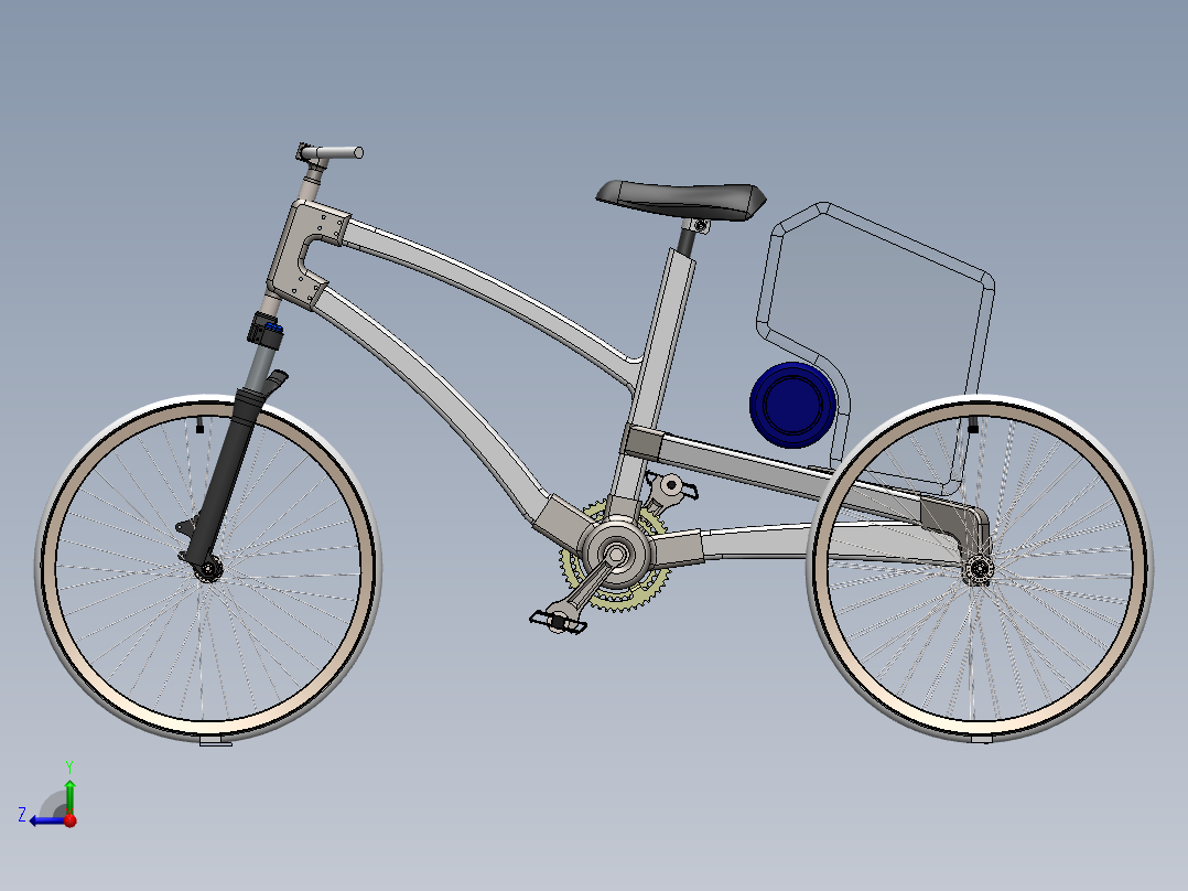 木制自行车（三轮车）--sw