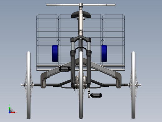 木制自行车（三轮车）--sw前视缩略图