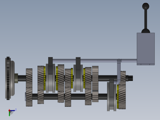 变速箱齿轮结构