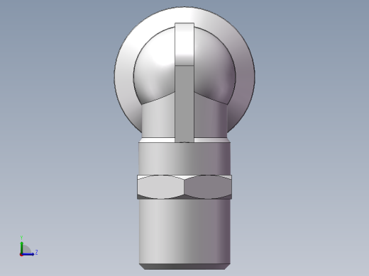 螺纹弯通APL8-G01(1分8厘)左视缩略图