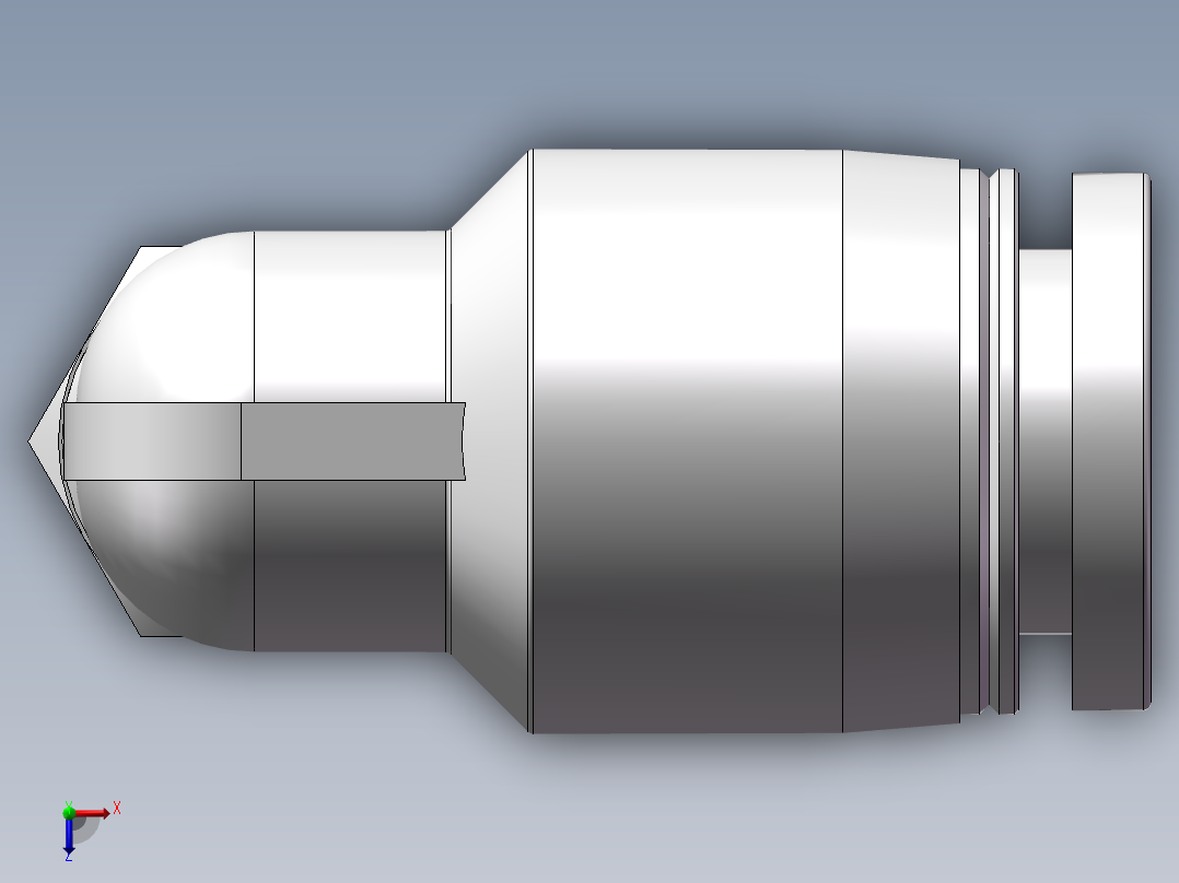 螺纹弯通APL8-G01(1分8厘)俯视图