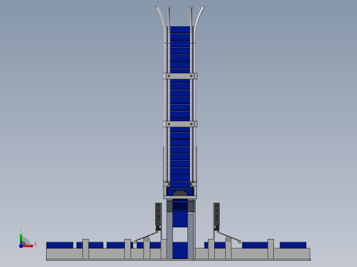 烟包补包器机构前视缩略图