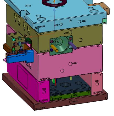 ABS塑料外壳双色注塑塑料模