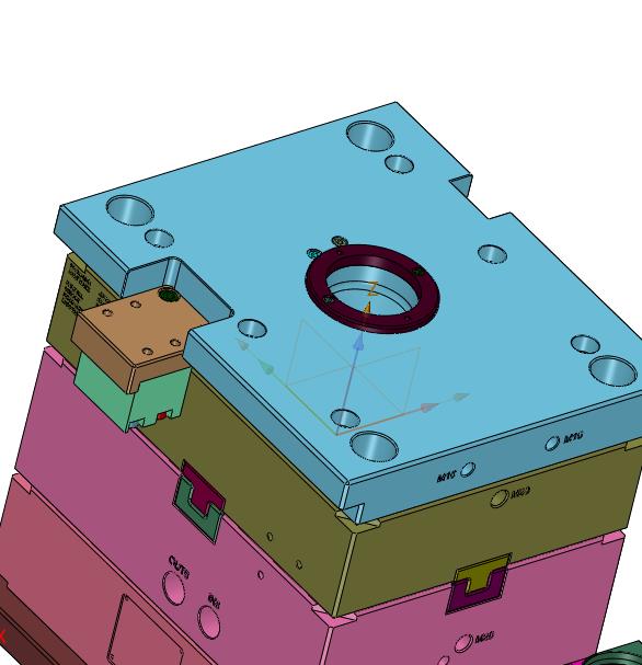 ABS塑料外壳双色注塑塑料模
