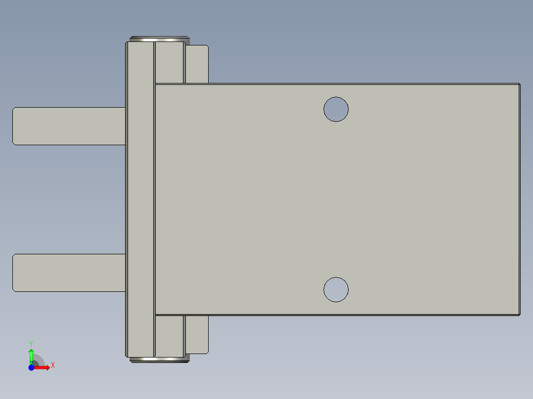 普通气爪PH01-16A前视图