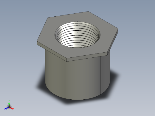 船舶管路系统SeaCor_ReducerBushing_FPTxSPIG_37J138211_1.5in x 1in