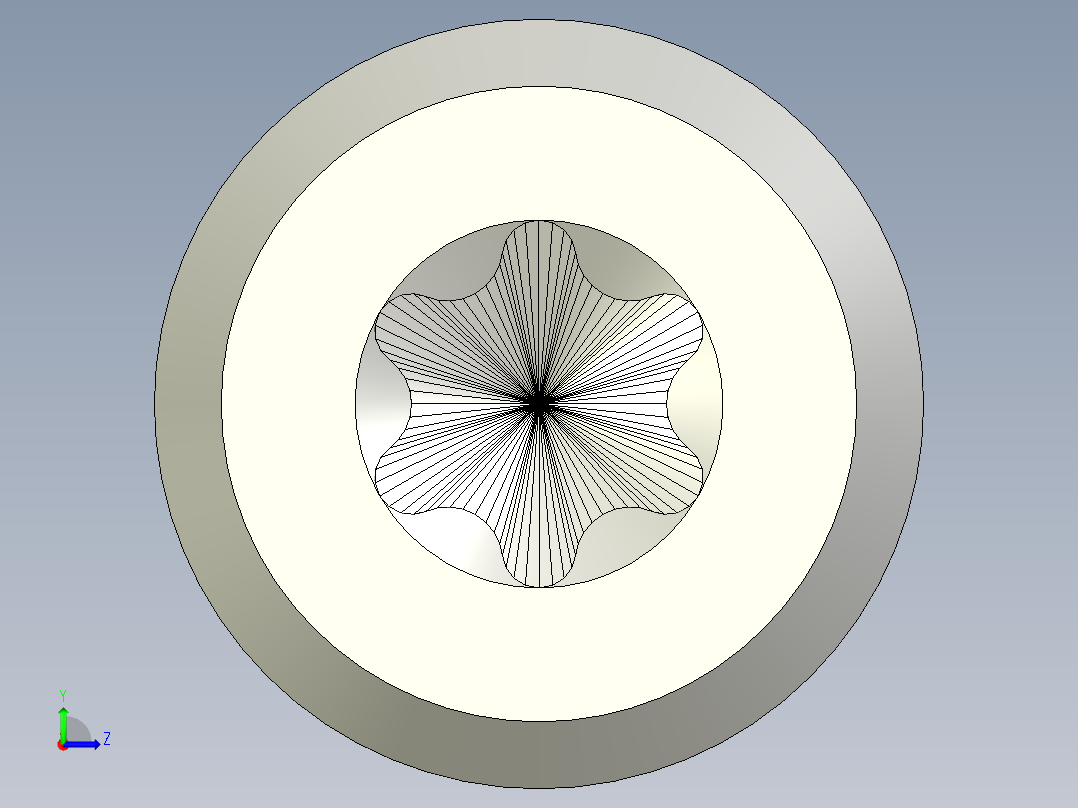 螺钉-Hexalobular_socket_screw-M18-40-40-9-23-11-C2.stp左视图