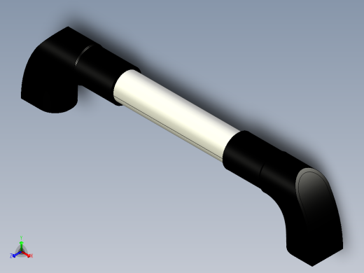 型材-KJN 300 SYSTEM HANDLE SET KJN092013A300SET正等轴测缩略图